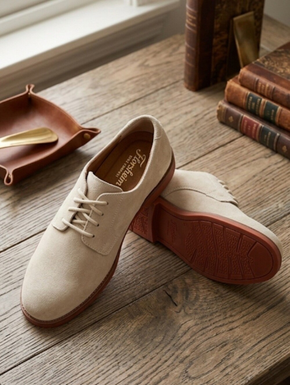 Boys Cream Casual Shoes